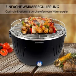 Raucharmer Holzkohlegrill Tischgrill Barbecue Mit Tasche Schwarz Rund "" 40 Raucharmer Holzkohlegrill Tischgrill Barbecue Mit Tasche Schwarz Rund "" -Günstiges Laube Lust Geschäft cedaea17c44ef4b2d755bf69f04f57b8