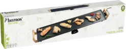 Bestron Elektrischer Tischgrill, XXXL Plancha-/Teppanyaki-Grillplatte Mit Antihaftbeschichtung, Grillspaß Für Bis Zu 10 Personen, Extra Lange Grillfläche, 2.000 Watt, Farbe: Schwarz 19 Bestron Elektrischer Tischgrill, XXXL Plancha-/Teppanyaki-Grillplatte Mit Antihaftbeschichtung, Grillspaß Für Bis Zu 10 Personen, Extra Lange Grillfläche, 2.000 Watt, Farbe: Schwarz -Günstiges Laube Lust Geschäft cf7df4b66566fc1848e196695b0c3682