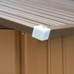 Outsunny Gerätehaus Mit Fundament Geräteschuppen Gartenhaus Garten Schuppen Metall Gelb 277 X 195 X 192 Cm -Günstiges Laube Lust Geschäft cfcd19f4f40fb7cf15cd22719c22d2d2