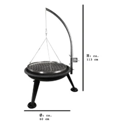 Ø 60 Cm Schwenkgrill Aus Edelstahl - Feuerschale Mit Galgen Aufhängung Feuerkorb - Seilzug Mit Kurbel - BBQ Grill Rost Dreibein Feuer Schale Rundgrill Holzkohlegrill Standgrill Grillwagen, Schwarz 12 Ø 60 Cm Schwenkgrill Aus Edelstahl - Feuerschale Mit Galgen Aufhängung Feuerkorb - Seilzug Mit Kurbel - BBQ Grill Rost Dreibein Feuer Schale Rundgrill Holzkohlegrill Standgrill Grillwagen, Schwarz -Günstiges Laube Lust Geschäft cfe19aa51577b57bb327f2378f300183