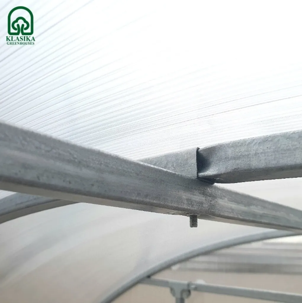 Gewächshaus KLASIKA EASY 3x6m (18m2) Mit 4mm Polycarbonat (Rahmen Aus Vierkantrohr) 9 Gewächshaus KLASIKA EASY 3x6m (18m2) Mit 4mm Polycarbonat (Rahmen Aus Vierkantrohr) – Bild 7