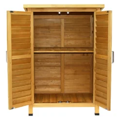 MCombo Gartenschrank Gerätehaus Geräteschuppen Garten Schuppen Schrank Holz 1200 -Günstiges Laube Lust Geschäft d091b147cd192efbd1ac5acea77d636a