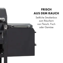 Klarstein Gasgrill Mit Smoker, Gasgrill Mit 4 Brenner, 13,5kW Edelstahl-Gasgrill, BBQ Gasgrill Für Balkon & Garten, Grill Für Gas & Kohle, Gasgrills Mit 4 Brenner & Thermometer -Günstiges Laube Lust Geschäft d0b2fdcd50beb19d3dc95dbe30f4f084