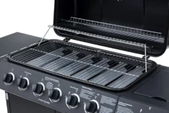El Fuego Gasgrill / Grillwagen Dayton 6+1 Schwarz Grillfläche 69x35cm -Günstiges Laube Lust Geschäft d0f57d4fc65736647d68680ee517f2d8