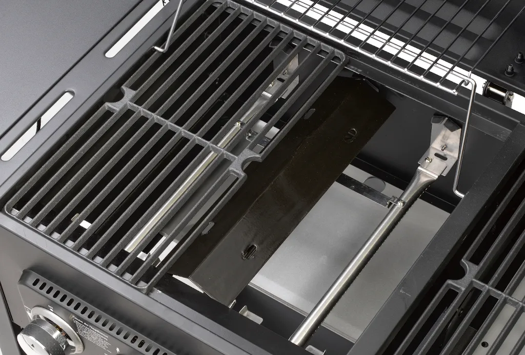 TAINO Hero Duo Gasgrill Holzkohlegrill Smoker Grillwagen BBQ Grill Schwarz 6 TAINO Hero Duo Gasgrill Holzkohlegrill Smoker Grillwagen BBQ Grill Schwarz – Bild 4