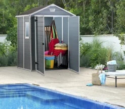 Keter Manor 6x5DD Gartenhaus, 1,75m X 1,45m -Günstiges Laube Lust Geschäft d1c0a1cb188b0315967807c47e2a3900