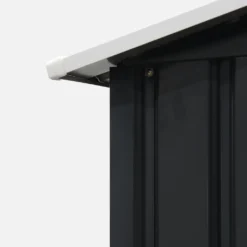 Gartenhaus Aus Metall - Ferrain - 5,39m² Anthrazitgrau Und Weiß - Geräteschuppen Mit Zwei Schiebetüren, Inkl. Bodenbefestigungsset, Aufbewahrungshaus, Schuppen -Günstiges Laube Lust Geschäft d2bc594dacc7b0648085620a2a5fc314