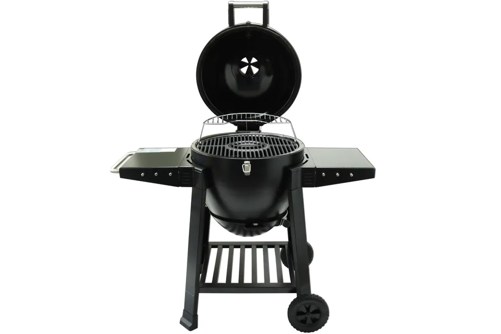 Grill Holzkohlegrill Grillwagen BBQ Barbecue Gusseisen Schwarz GRILLCHEF Kamado 9 Grill Holzkohlegrill Grillwagen BBQ Barbecue Gusseisen Schwarz GRILLCHEF Kamado – Bild 7