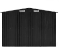 VidaXL Gerätehaus 257x392x181 Cm Metall Anthrazit -Günstiges Laube Lust Geschäft d2ffbb40b873cc5edf215cd60422d07e
