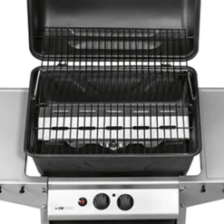 Clatronic GG 3590 Gasgrill 2 Brenner, 2 Heizzonen Für Individuelle Temperatursteuerung, Stufenlose Temperatureinstellung, Herausnehmbarer Fettauffangbehälter, Temperaturanzeige -Günstiges Laube Lust Geschäft d31b39affa6f81466f0b32e22e3440c4