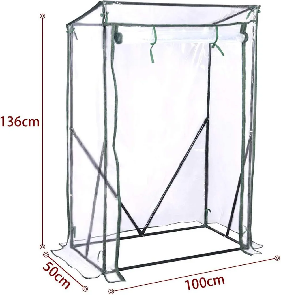 WOLTU Foliengewächshaus Tomatengewächshaus Treibhaus Gartenhaus Frühbeet Tomatenhaus Gemüse Gewächshaus Transparent 8 WOLTU Foliengewächshaus Tomatengewächshaus Treibhaus Gartenhaus Frühbeet Tomatenhaus Gemüse Gewächshaus Transparent – Bild 6
