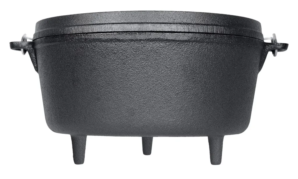 El Fuego Dutch Oven Schwarz Kasan Gusseisen Mit Deckelheber 8,46 Liter (AY463) 10 El Fuego Dutch Oven Schwarz Kasan Gusseisen Mit Deckelheber 8,46 Liter (AY463) – Bild 8