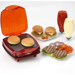 Ariete Party Time Hamburger Maker, Rot -Günstiges Laube Lust Geschäft d4f59a7784cd0d097f07022a126f560a