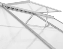 Tectake Gewächshaus Aus Aluminium Ohne Fundament - 190 X 185 X 195 Cm -Günstiges Laube Lust Geschäft d51d4af0bc664b385a5aec50ce77f08e