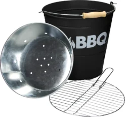 ECD Germany Grilleimer Ø 25cm Mit Grillrost Und Tragegriff, Eimergrill Aus Edelstahl In Matt Schwarz, Minigrill Mit Belüftung, Campinggrill Holzkohlegrill BBQ Grill Picknickgrill Grillkübel Feuerkübel 11 ECD Germany Grilleimer Ø 25cm Mit Grillrost Und Tragegriff, Eimergrill Aus Edelstahl In Matt Schwarz, Minigrill Mit Belüftung, Campinggrill Holzkohlegrill BBQ Grill Picknickgrill Grillkübel Feuerkübel -Günstiges Laube Lust Geschäft d6321a898ddee226e72df7d7f274f905