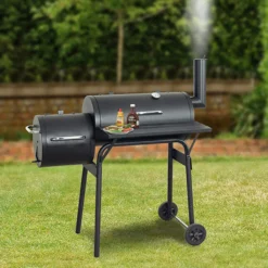Tepro Smoker "Wichita" Holzkohlengrill, Schwarz -Günstiges Laube Lust Geschäft d6ba64e9ba3335e32ac12f4509789267