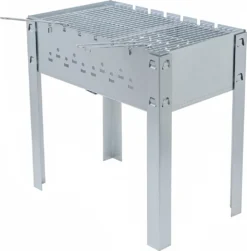 ACTIVA Mangal Schaschlik Grill Edelstahl 50x30 Cm Inkl. Grillrost Und 6 Spießen -Günstiges Laube Lust Geschäft d7685b51831ea70a847760f3623aaf3d