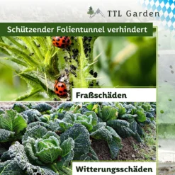 TTL Garden Beettunnel Quick&easy Mit PE Folie 300x45x30 Cm - Tunnel, Beet, Abdeckung, Frühbeet -Günstiges Laube Lust Geschäft d77e1181a454aae4f0966eaa28c927b0