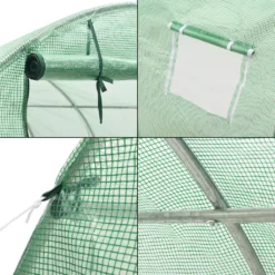 Gewächshaustunnel Dornbirn 300x300x200cm Treibhaus PE-Gitterfolie Grün -Günstiges Laube Lust Geschäft d7d5a0b18bc9ed4c02e434a1a15519d6