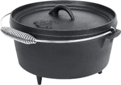 El Fuego Gusseisen-Grilltopf Dutch Oven Ø 29,7 X 10 Cm, 5,6 Liter, Mit 3 Standfüßen -Günstiges Laube Lust Geschäft d8078d7a4bba58891a17b9c6bc311d6a 1