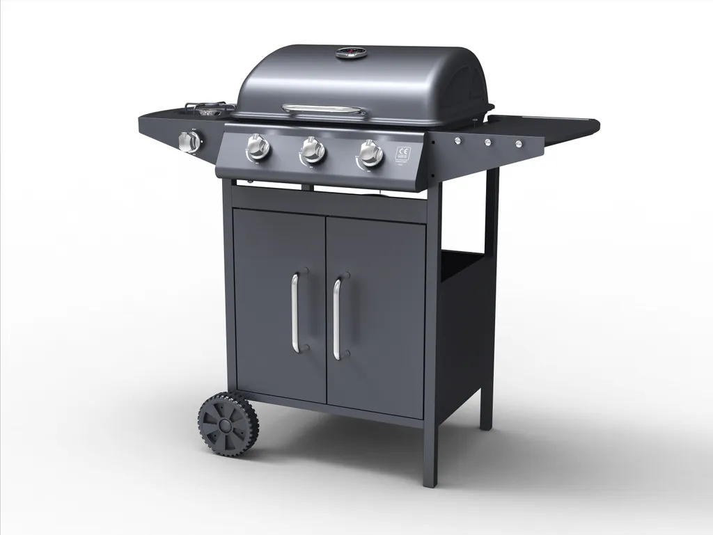 Tepro Gasgrill "Tarboro" 3-Brenner Mit Seitenkocher 5 Tepro Gasgrill "Tarboro" 3-Brenner Mit Seitenkocher – Bild 3