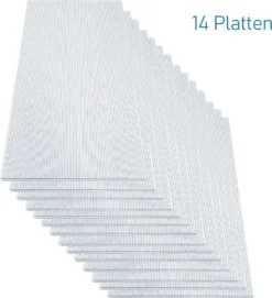EINFEBEN 14x Doppelstegplatte Garten- & Gewächshaus-Zubehör Geringes Gewicht Hohlkammerplatte 4mm Farblos Stegplatten 11 EINFEBEN 14x Doppelstegplatte Garten- & Gewächshaus-Zubehör Geringes Gewicht Hohlkammerplatte 4mm Farblos Stegplatten -Günstiges Laube Lust Geschäft d8bc4937707d3efce4c6c8171506c2b2