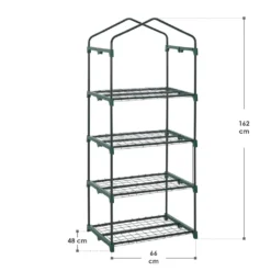 Juskys Foliengewächshaus Aufrollbare Tür – Kompaktes Gewächshaus Für Pflanzen - Stabiles Balkon Treibhaus Mit 4 Ebenen, Großem Eingang, PE-Abdeckung 29 Juskys Foliengewächshaus Aufrollbare Tür – Kompaktes Gewächshaus Für Pflanzen - Stabiles Balkon Treibhaus Mit 4 Ebenen, Großem Eingang, PE-Abdeckung -Günstiges Laube Lust Geschäft d8c887f45a0bdd605e575f8e67a04081