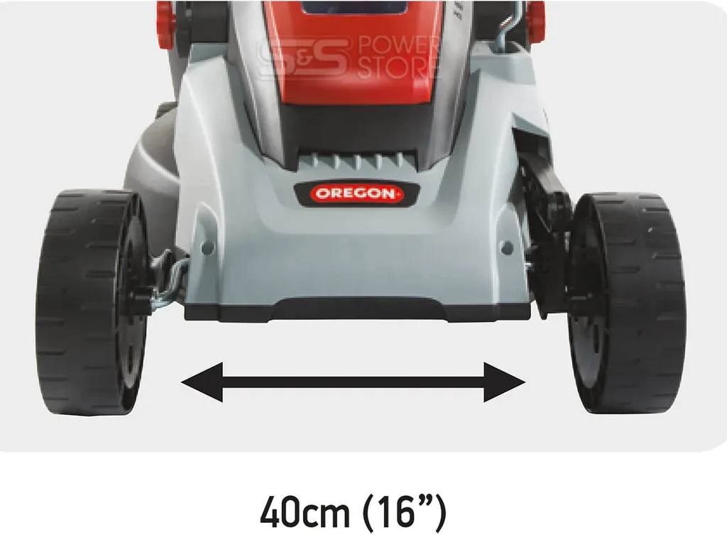 Oregon Akku-Rasenmäher LM300 36V Nur 16,3 Kg Leichter Und Wendiger Akkumäher 40 Cm Schnittbreite 50l Grasfangkorb Flächen Empfehlung Bis 500 M² Ohne Akku Und Ladegerät 581683 11 Oregon Akku-Rasenmäher LM300 36V Nur 16,3 Kg Leichter Und Wendiger Akkumäher 40 Cm Schnittbreite 50l Grasfangkorb Flächen Empfehlung Bis 500 M² Ohne Akku Und Ladegerät 581683 – Bild 9