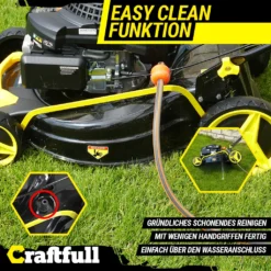 Craftfull Benzinrasenmäher CR-196-10, 53 Cm Schnittbreite, Benzin Rasenmäher Mit Radantrieb, 196 Cc, 4,4 KW / 6PS, Euro 5 Norm, 5in1, Loncin Marken Motor, GT-Markengetriebe, 8 Stufen Höhenverstellbar, 62 Liter Fangsack, Easy-Clean-Funktion 16 Craftfull Benzinrasenmäher CR-196-10, 53 Cm Schnittbreite, Benzin Rasenmäher Mit Radantrieb, 196 Cc, 4,4 KW / 6PS, Euro 5 Norm, 5in1, Loncin Marken Motor, GT-Markengetriebe, 8 Stufen Höhenverstellbar, 62 Liter Fangsack, Easy-Clean-Funktion -Günstiges Laube Lust Geschäft da66da01aac2e6fa0da29a2e26a2ed2b