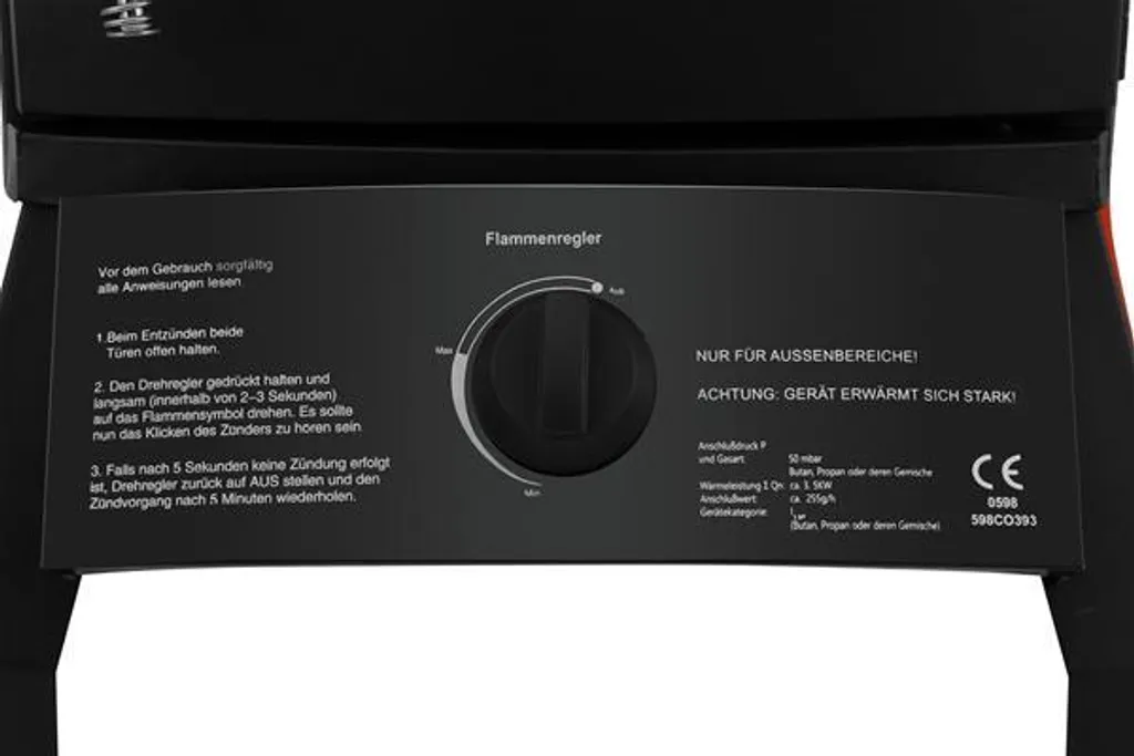 El Fuego Gasgrill / Smoker Standgrill Portland Grillfl. 3x 32x31cm 5 El Fuego Gasgrill / Smoker Standgrill Portland Grillfl. 3x 32x31cm – Bild 3