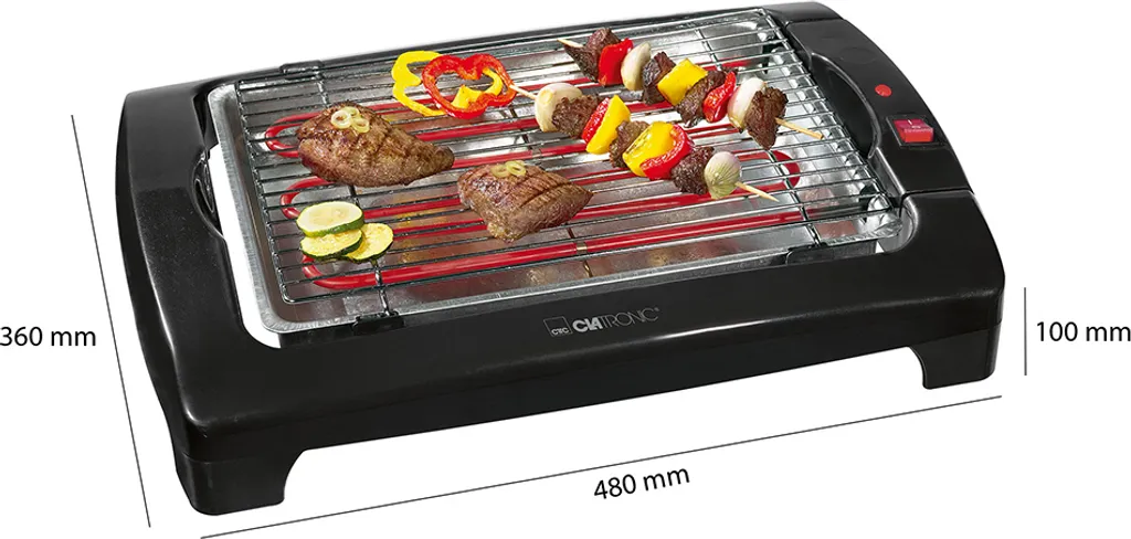 CLATRONIC Barbecue-Tischgrill BQ 2977 N Schwarz 6 CLATRONIC Barbecue-Tischgrill BQ 2977 N Schwarz – Bild 4