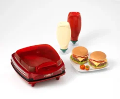 Ariete Party Time Hamburger Maker, Rot