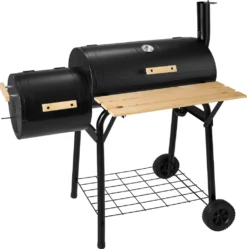 Tectake Holzkohlegrill Smoker Mit Thermometer - Schwarz -Günstiges Laube Lust Geschäft dbbe91dddbcd256999f8f398e8298a88