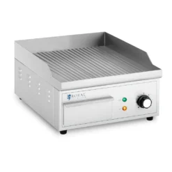 Elektro Grillplatte Griddleplatte Bratplatte 380 X 330 Mm Geriffelt 2.000 W