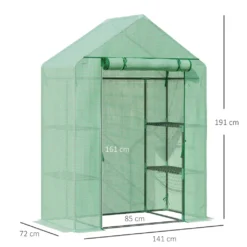 Outsunny Foliengewächshaus Gewächshaus Mit 6 Regalebenen Begehbares Gartenhäuschen Treibhaus Tomatenhaus Pflanzenhaus Mit Aufrollbarem Eingang Frühbeet Grün 141 X 72 X 191 Cm 13 Outsunny Foliengewächshaus Gewächshaus Mit 6 Regalebenen Begehbares Gartenhäuschen Treibhaus Tomatenhaus Pflanzenhaus Mit Aufrollbarem Eingang Frühbeet Grün 141 X 72 X 191 Cm -Günstiges Laube Lust Geschäft dc57ee696a73185081d53c053619a6a2