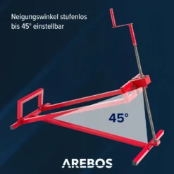 AREBOS Rasentraktorheber, 450 Kg, 45° Neigungswinkel, Rasentraktor Hebevorrichtung, Hebebühne, Aufsitzmäher, Reinigungshilfe -Günstiges Laube Lust Geschäft dcecba316a223c02cfd4fd9dbb80f509