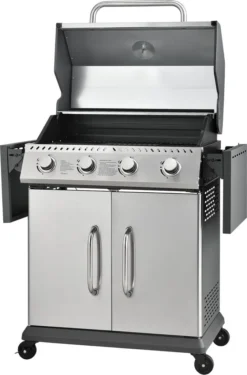 Juskys Gasgrill Kansas Mit 4 Brenner 12 KW, BBQ Grill Mit Gusseisen-Grillrost, Warmhalterost & Thermometer, XL Grillwagen 2 Seitenablagen & 4 Räder 27 Juskys Gasgrill Kansas Mit 4 Brenner 12 KW, BBQ Grill Mit Gusseisen-Grillrost, Warmhalterost & Thermometer, XL Grillwagen 2 Seitenablagen & 4 Räder -Günstiges Laube Lust Geschäft dd4540e35b84c77da11c3a30ba5d4664