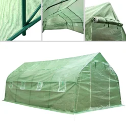 Tectake Foliengewächshaus In Zeltform Mit 8 Fenstern 600x300x205cm - Grün -Günstiges Laube Lust Geschäft de0e97d718c80af1e0c33eb418bf0906