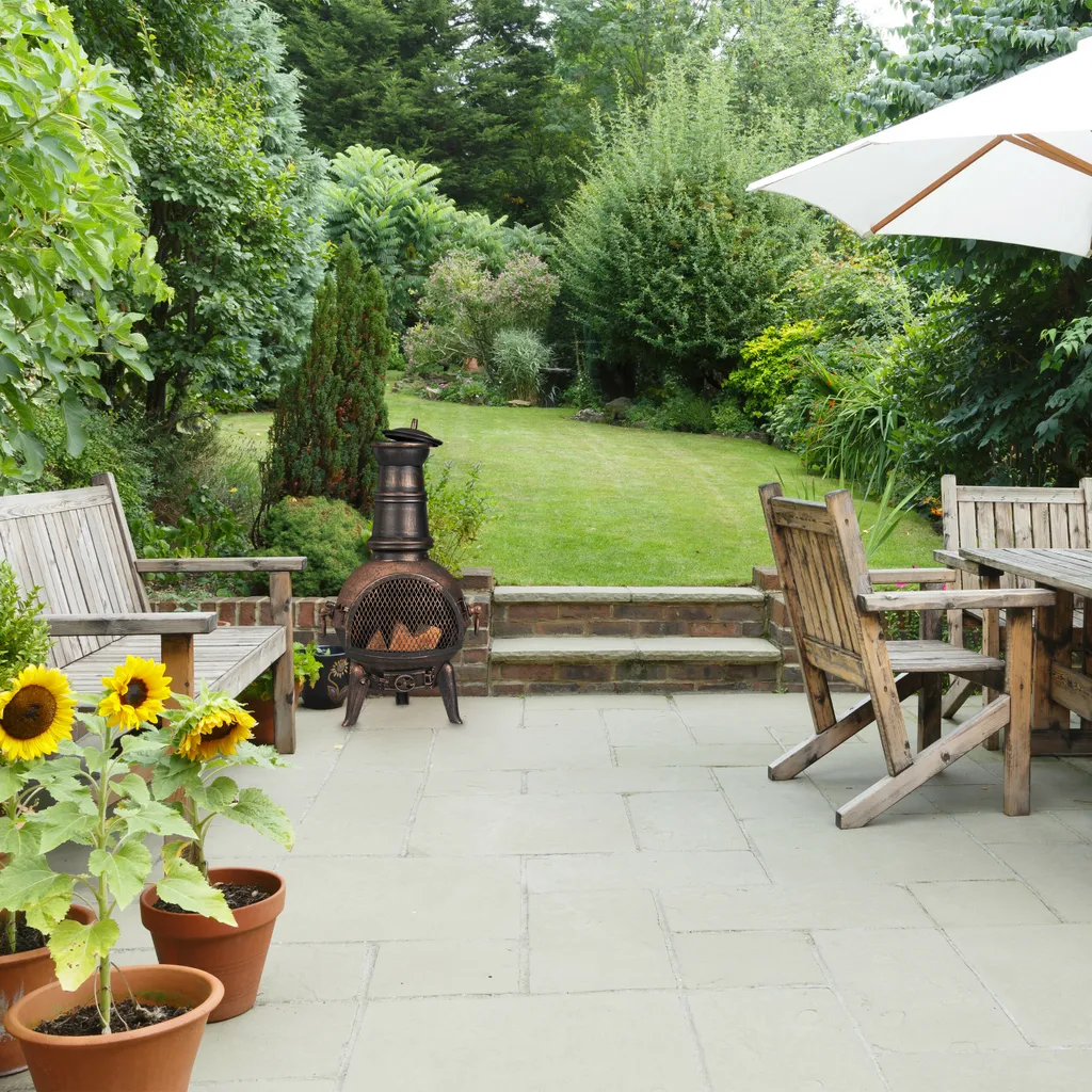 Relaxdays Terrassenofen In Bronze 4 Relaxdays Terrassenofen In Bronze – Bild 2