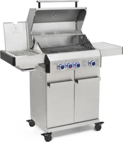 TAINO PLATINUM 3+1 Gasgrill Komplett Edelstahl 3-Brenner Silber Grillwagen BBQ Griller Piezozündung Seitenkocher Gusseisen-Roste Im Set Mit Zubehör -Günstiges Laube Lust Geschäft df27a8fc85d9a262185be4bb484f3b35