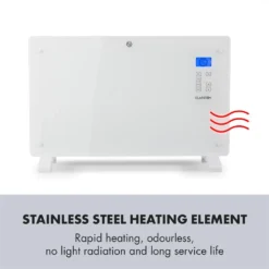 Norderney Konvektions-Heizgerät Thermostat Timer 2000W 30m² Weiß -Günstiges Laube Lust Geschäft df914e1cf4c56397e691180583d13e6c