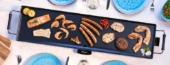 Bestron Elektrischer Tischgrill, XXL Plancha-/Teppanyaki-Grillplatte Mit Antihaftbeschichtung, Grillspaß Für Bis Zu 8 Personen, Extra Lange Grillfläche, 1.800 Watt, Farbe; Schwarz 10 Bestron Elektrischer Tischgrill, XXL Plancha-/Teppanyaki-Grillplatte Mit Antihaftbeschichtung, Grillspaß Für Bis Zu 8 Personen, Extra Lange Grillfläche, 1.800 Watt, Farbe; Schwarz -Günstiges Laube Lust Geschäft dfd4baf4bedf912dd5074caa4f3f7fd6