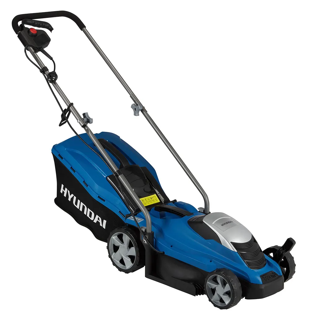 HYUNDAI Elektro-Rasenmäher LM3301E Mit Mulchfunktion (Schnittbreite 33 Cm, 5-fache Höhenverstellung 25-65 Mm, 1300W, 35L Fangkorb, , Elektro-Mäher, Mulchmäher, Mulcher) 4 HYUNDAI Elektro-Rasenmäher LM3301E Mit Mulchfunktion (Schnittbreite 33 Cm, 5-fache Höhenverstellung 25-65 Mm, 1300W, 35L Fangkorb, , Elektro-Mäher, Mulchmäher, Mulcher) – Bild 2