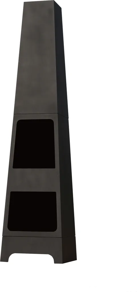 Buschbeck Gartenkamin Malmo Schwarz 90146.000 3 Buschbeck Gartenkamin Malmo Schwarz 90146.000