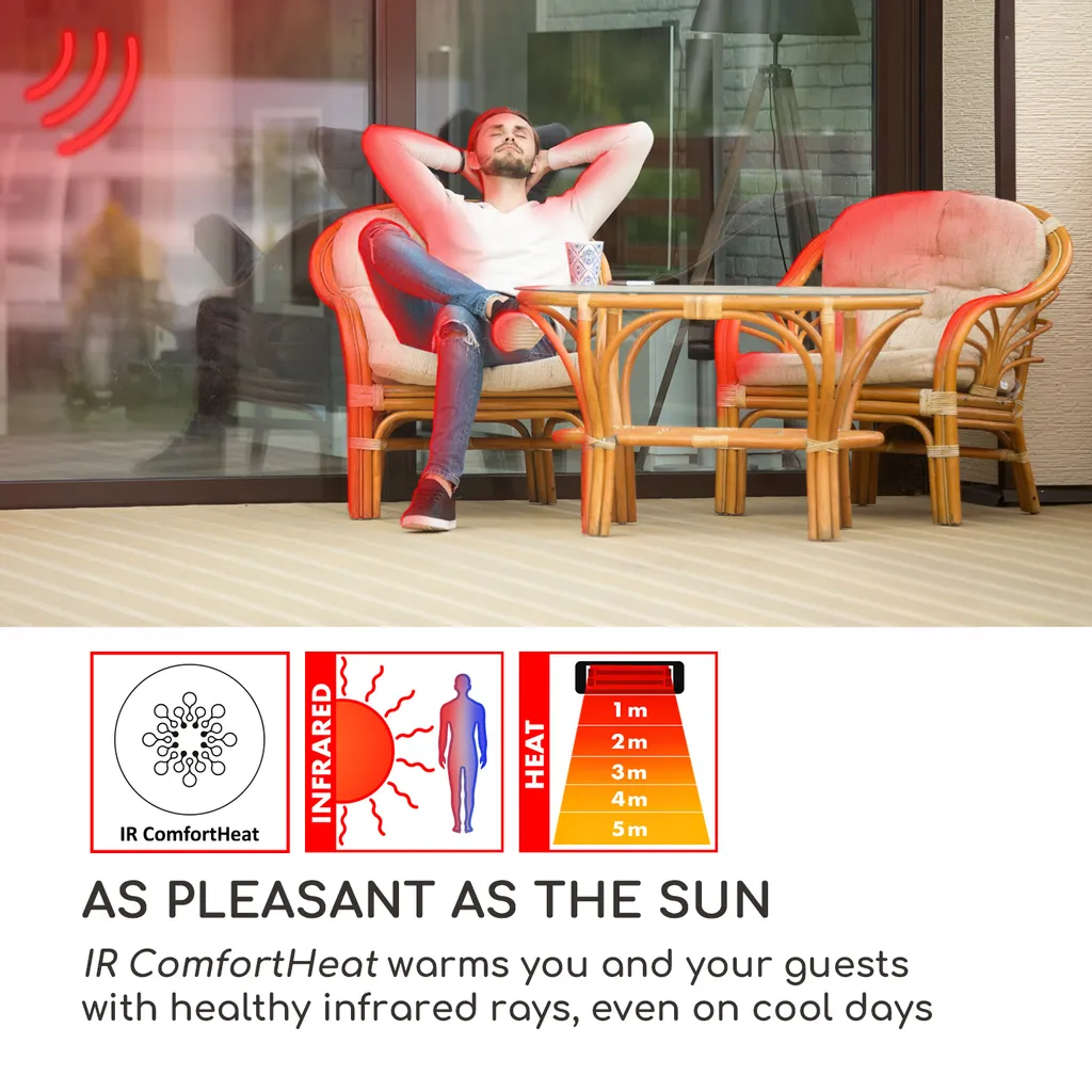 Heat Guru 360 Mini Infrarot-Heizstrahler 700/350W Oszillation 4 Heat Guru 360 Mini Infrarot-Heizstrahler 700/350W Oszillation – Bild 2