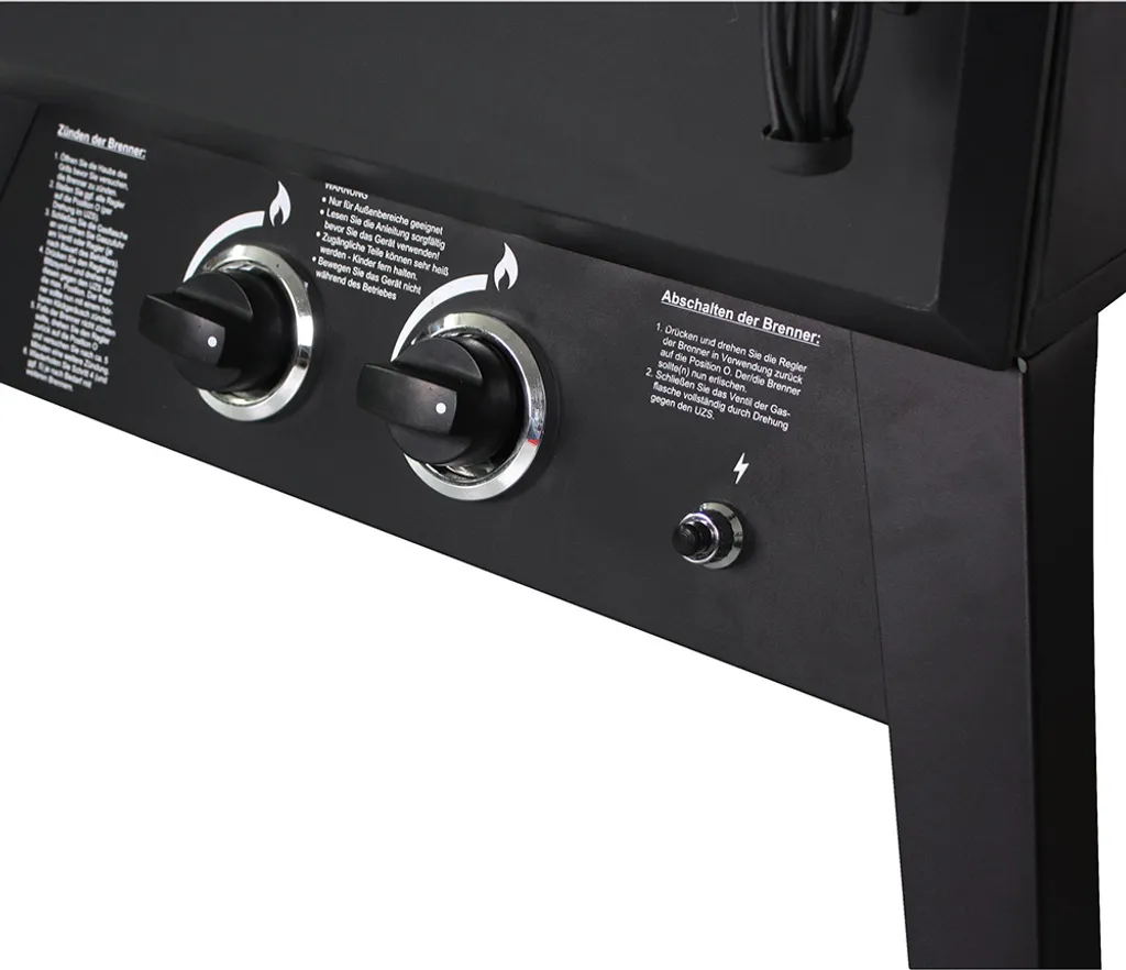 El Fuego Gasgrill / Smoker Standgrill Portland XXL Grillfl. 6x 56x35cm 7 El Fuego Gasgrill / Smoker Standgrill Portland XXL Grillfl. 6x 56x35cm – Bild 5