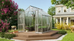 Olymp 8300 HKP 6 Mm, Schwarz Gewächshaus Vitavia Treibhaus Garten Anbau Gemüse