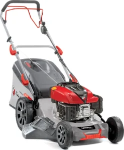 Ikra Benzinrasenmäher "Tonino-Lamborghini" PL 5316 TL (mit Radantrieb, Motorleistung 2,51 KW, Schnitthöhe: 25-90 Mm, Mähsystem: Fangen, Mulchen, Seitenauswurf Und Heckauswurf, Fangkorb: 70 L)