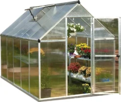 PALRAM-Mythos 6x10 Gewächshaus-grün/transparent-7172 -Günstiges Laube Lust Geschäft e354007b5b98837d0b87fd9b98b544c5