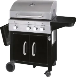 ProfiCook® Gasgrill 3 Brenner + 1 Seitenbrenner, Gas Grill Inkl. Gusseisen-Roste, Gasdruckminderer Und Schlauch, Für 5kg Gasflasche, Gasgrill Mit Kochplatte Und Temperaturanzeige , PC GG 1219 -Günstiges Laube Lust Geschäft e3a1519db58d642bc950f871ca51ba8f